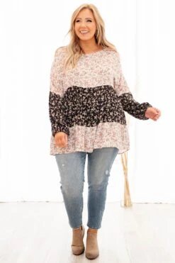 Happy Together Top, Ivory-Black -Chic Soul Store 373A5118