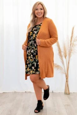 Lively Nights Cardigan, Camel -Chic Soul Store 373A5513