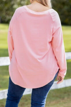 Curved Hem Slouchy Dolman Tunic, Dusty Pink -Chic Soul Store 373A8496 fad41b45 90c5 4e27 80d8 6290177a0d3f