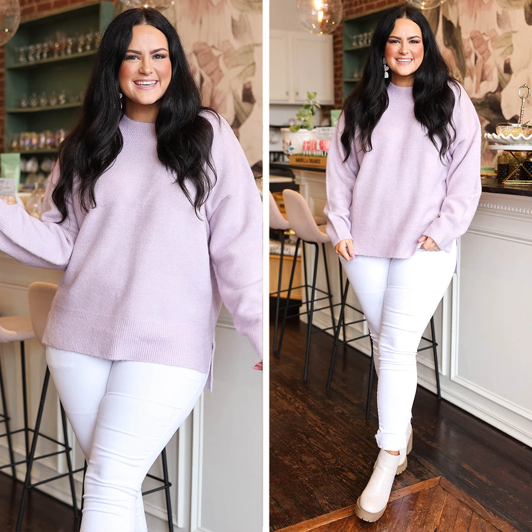 Cold Mornings Sweater, Lilac 8 Cold Mornings Sweater, Lilac - Image 6