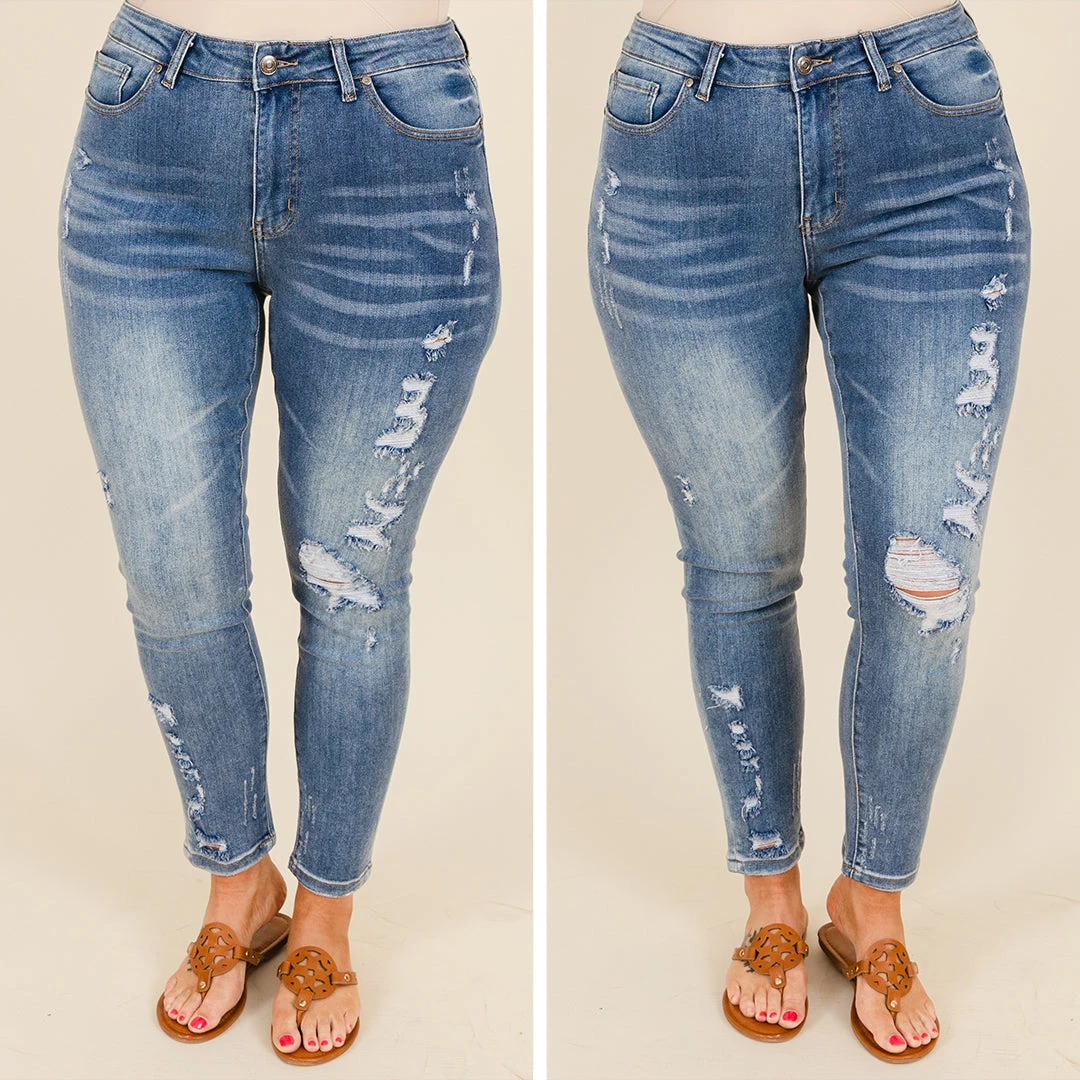 Every Step We Take Jeans, Medium Wash 9 Every Step We Take Jeans, Medium Wash - Image 7