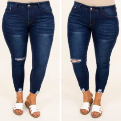 Catwalk Ready Jeggings, Dark Wash -Chic Soul Store 3 1c42f7ef b094 414b 8e33 571adedbac5d