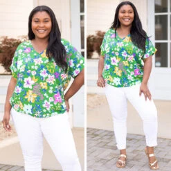 Cast A Spell Top, Green -Chic Soul Store 3 26336ab7 ef0e 413c aeaa de18b1be3164