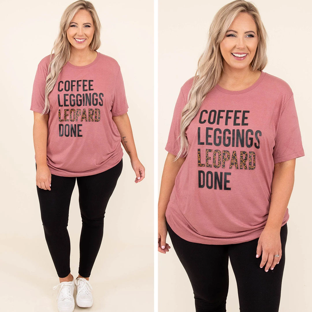Coffee, Leggings & Leopard Tee, Mauve 8 Coffee, Leggings & Leopard Tee, Mauve - Image 6