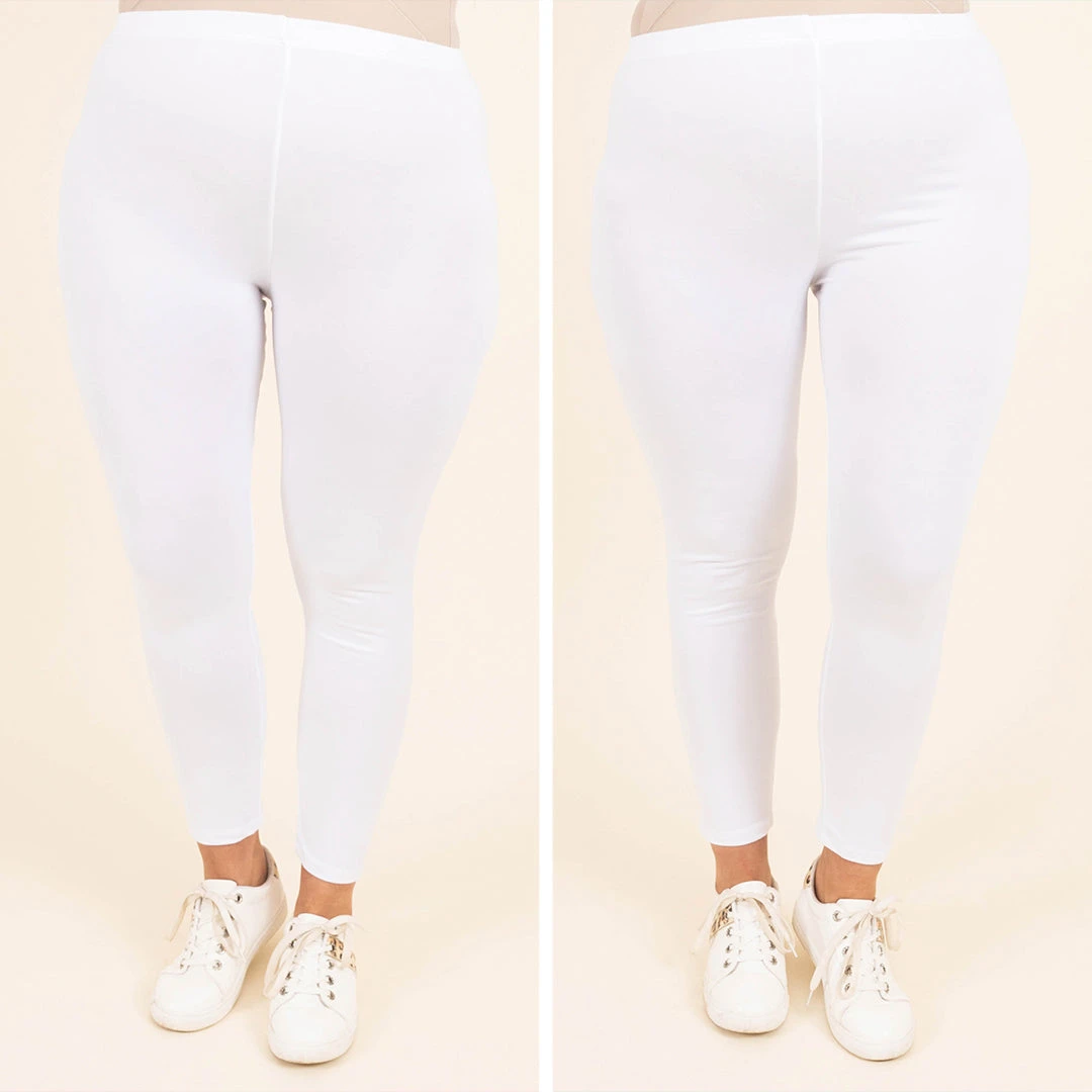 Quick With It Leggings, White 9 Quick With It Leggings, White - Image 7