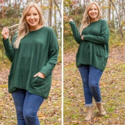 Snow Whispers Tunic, Hunter Green -Chic Soul Store 3 6152eb19 7398 42e7 80b9 68f32ad57116