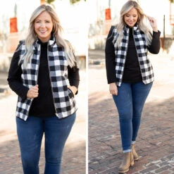 Cold For The Winter Vest, Ivory-Black -Chic Soul Store 3 8feb1ab5 854b 456d ae41 d24f63ffdc1a