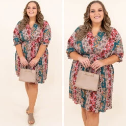 Who Are You Dress, Coral-Teal 13 Who Are You Dress, Coral-Teal -Chic Soul Store 3 940db946 fd01 41ea 959f 4ceff7cccc53