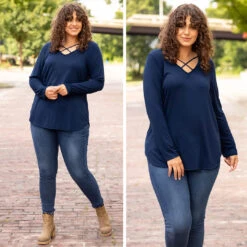 Neutral But Nice Top, Navy 13 Neutral But Nice Top, Navy -Chic Soul Store 3 a764379c fe59 45c6 8f26 e95b99d37d7d