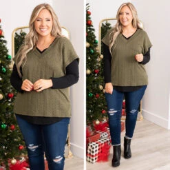 Anticipating This Moment Sweater Vest, Olive -Chic Soul Store 3 a79ae48a f4c9 4348 8e91 89a37e37bc8b