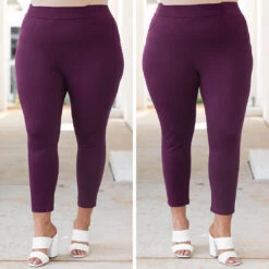 Business Lady Pants, Plum -Chic Soul Store 3 bb0b29bc b084 4a64 90c5 b9038615ee08