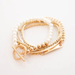 Layered Love Bracelet, Gold -Chic Soul Store 3 cb5e5ba7 9313 4925 9dae 2de852a4ff41