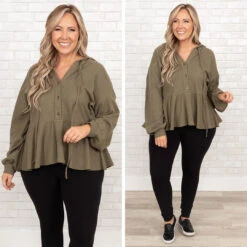 Outdoor Adventure Top, Light Olive -Chic Soul Store 3 dadcbadf 33b5 4b66 b2ab 248d85e6e792