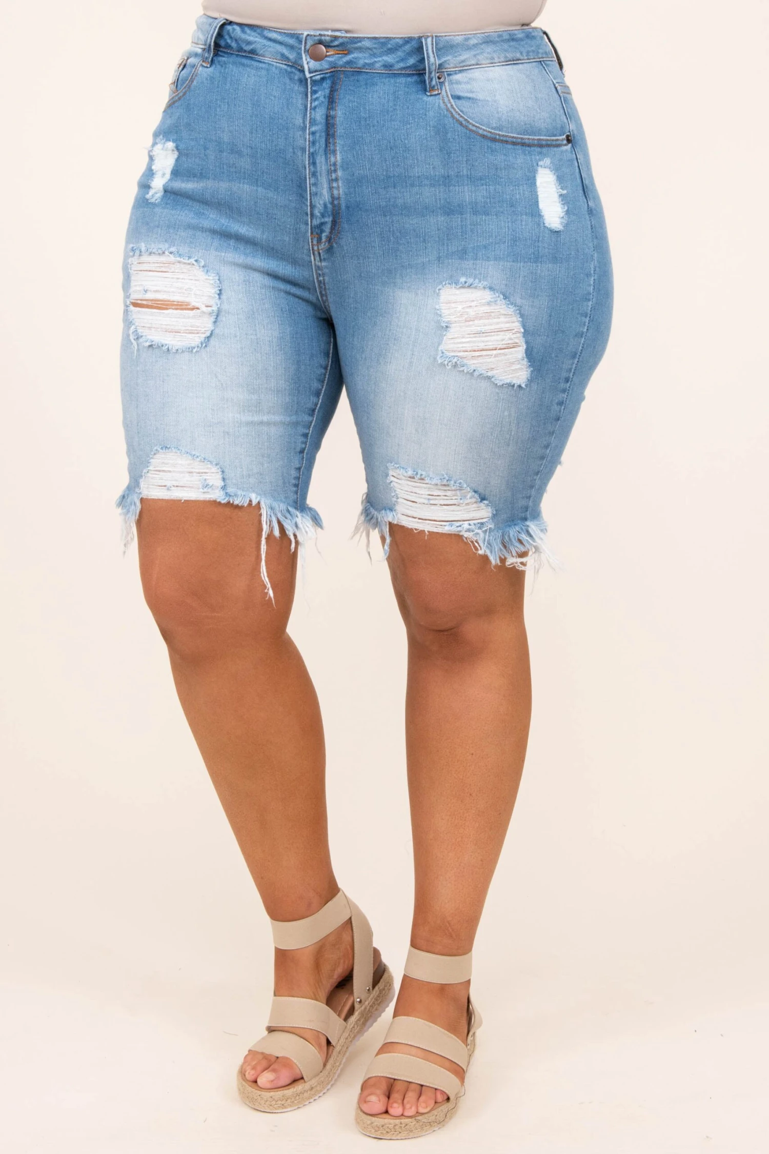 Summer Heat Shorts, Light Wash 3 Summer Heat Shorts, Light Wash