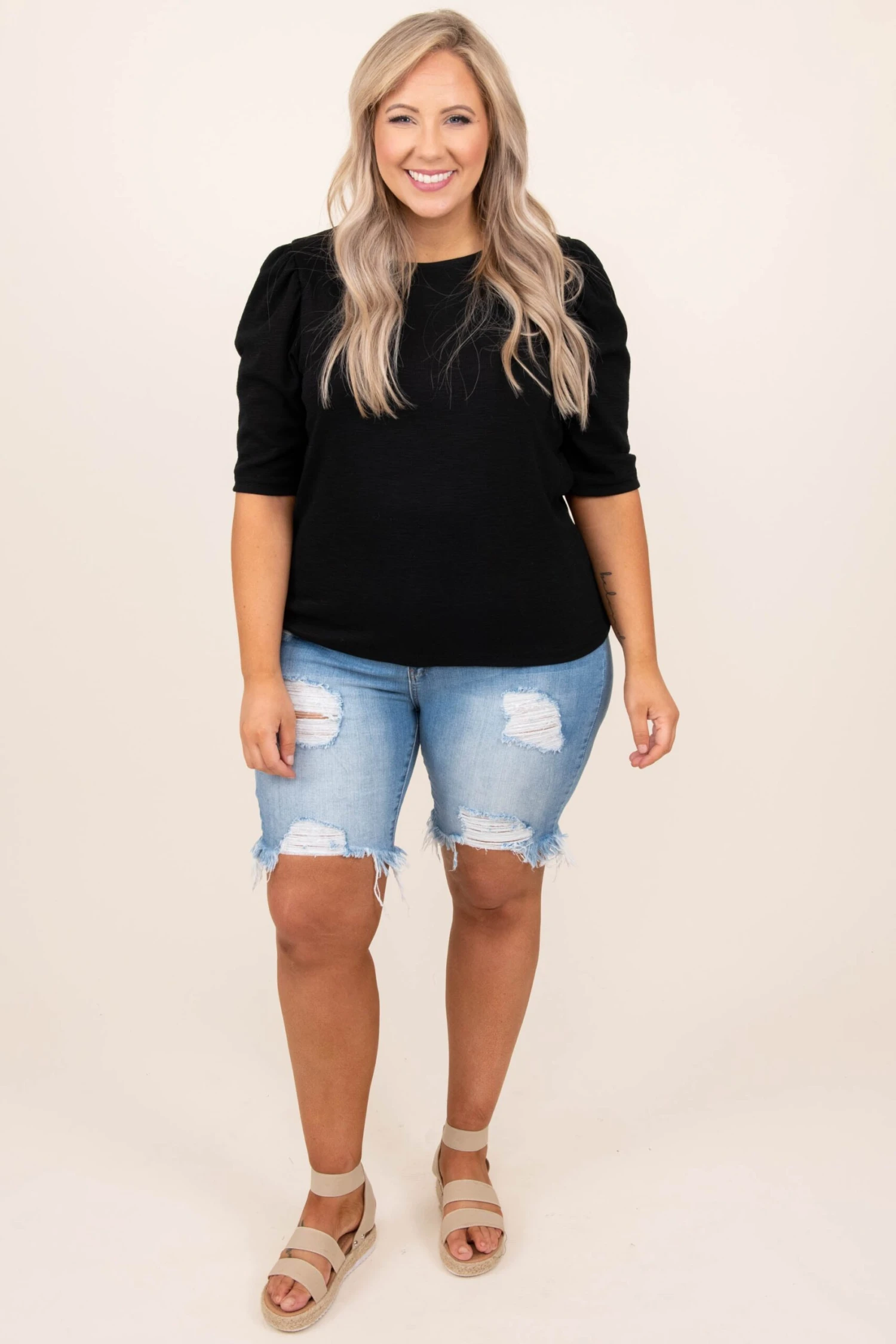 Summer Heat Shorts, Light Wash 4 Summer Heat Shorts, Light Wash - Image 2