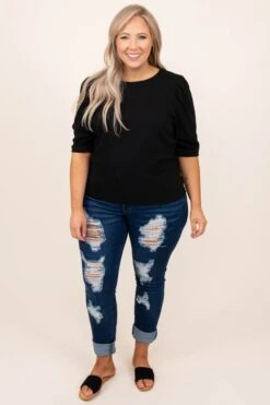 You Can Count On Me Jeans, Dark Wash 12 You Can Count On Me Jeans, Dark Wash -Chic Soul Store 4 14 6069