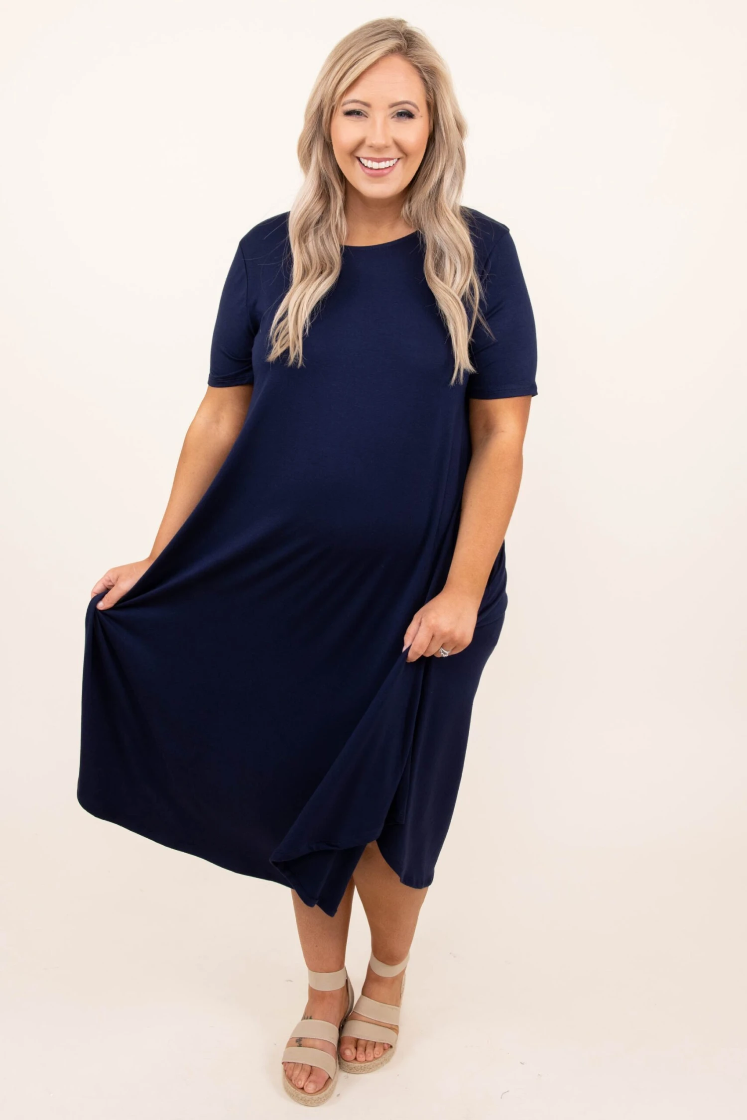 Somebody Like You Dress, Navy 5 Somebody Like You Dress, Navy - Image 3