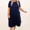 Somebody Like You Dress, Navy -Chic Soul Store 4 20 6809