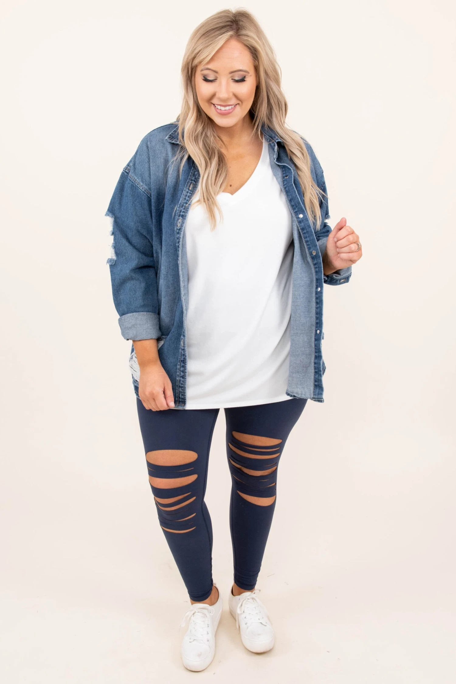 Lone Ranger Leggings, Navy 6 Lone Ranger Leggings, Navy - Image 4