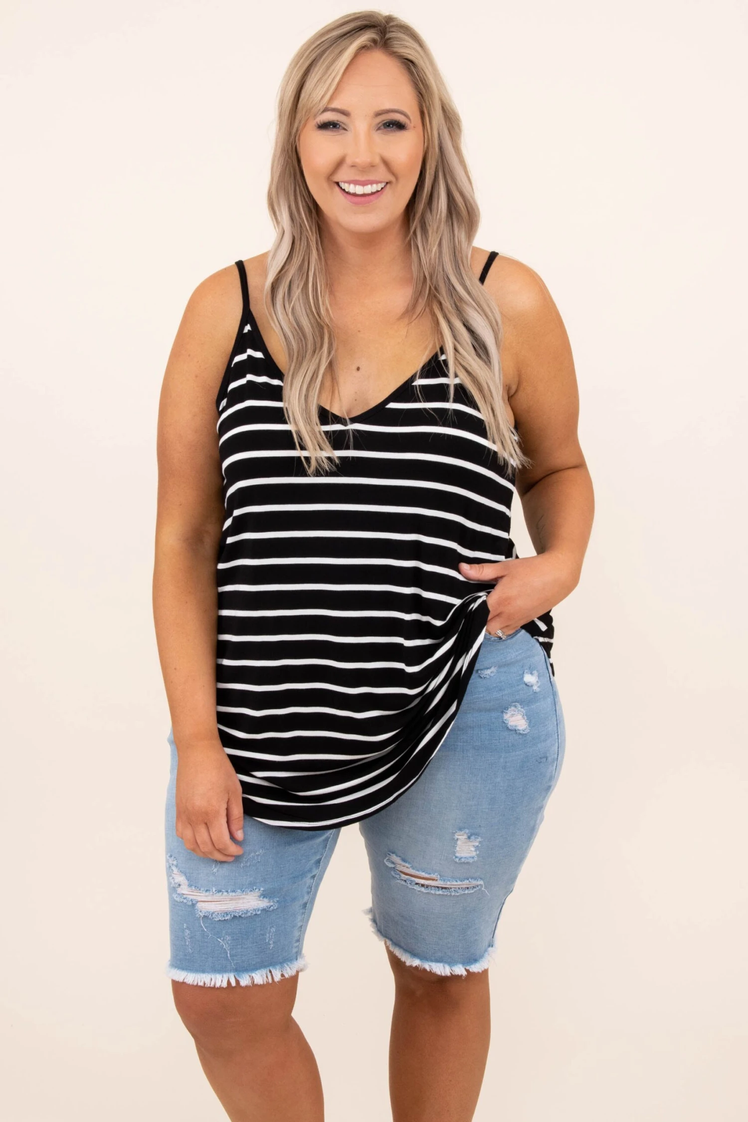 Toes In The Sand Tank, Black 3 Toes In The Sand Tank, Black