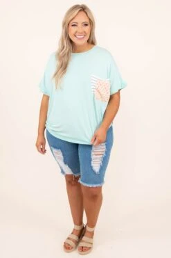 Nighttime Drive Shorts, Light Wash -Chic Soul Store 4 30 7795