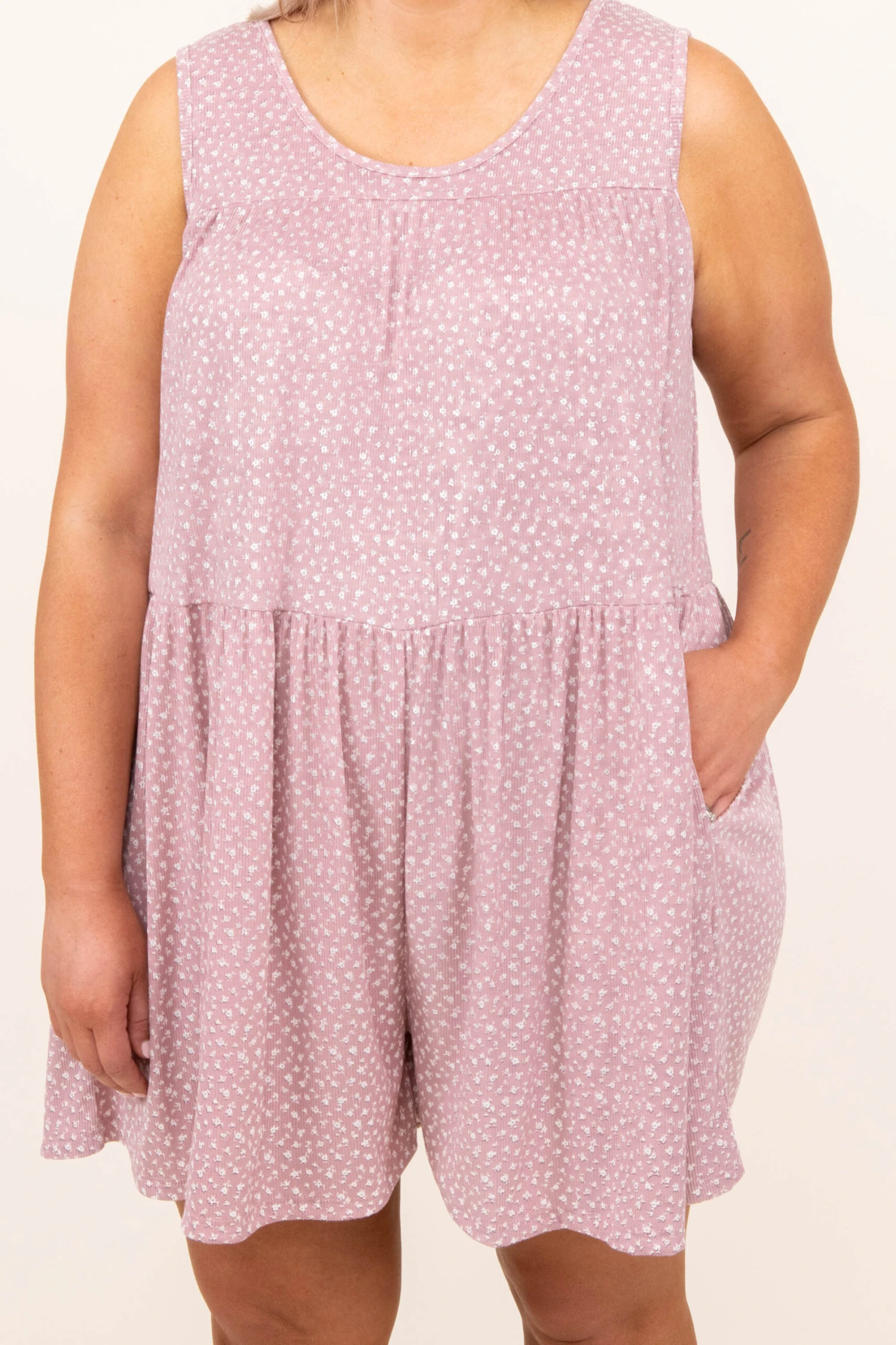 Broken Promises Romper, Mauve 7 Broken Promises Romper, Mauve - Image 5