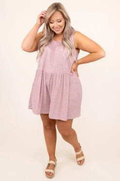 Broken Promises Romper, Mauve 11 Broken Promises Romper, Mauve -Chic Soul Store 4 6 4634