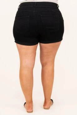 Let's Get Loud Shorts, Black 10 Let's Get Loud Shorts, Black -Chic Soul Store 4 6 4788 Edit