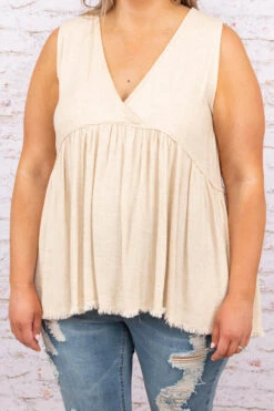 Wonder Always Top, Natural -Chic Soul Store 4 6 4857