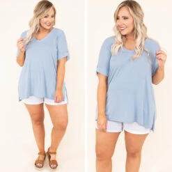 Comfy Travels Top, Ash Blue 11 Comfy Travels Top, Ash Blue -Chic Soul Store 4.1 11