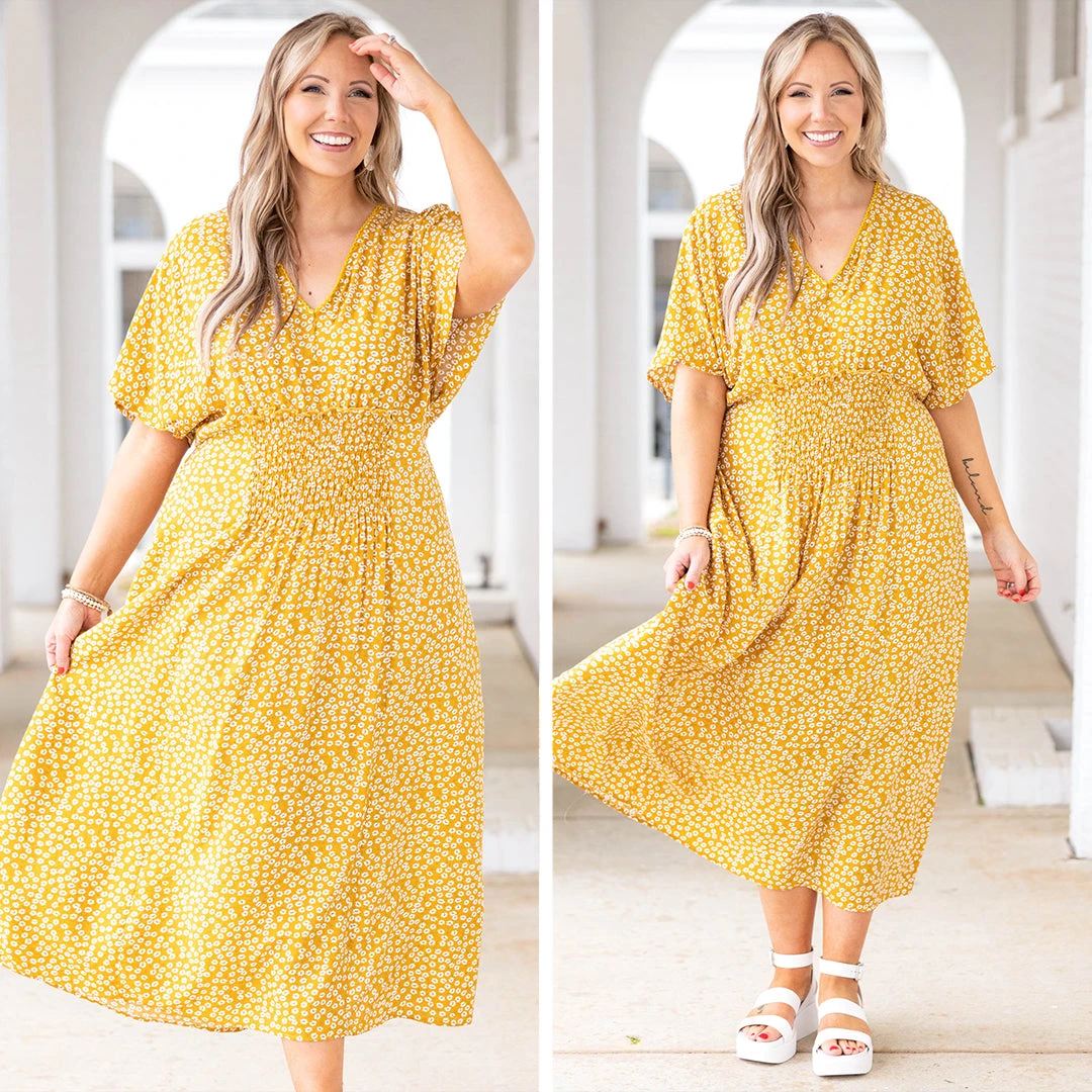 Hands To Yourself Dress, Yellow 8 Hands To Yourself Dress, Yellow - Image 6