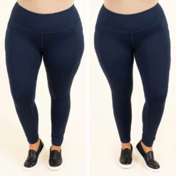 Gotta Keep Up Leggings, Navy -Chic Soul Store 4 0817ff8b 9081 4f03 81db 100267e041bf