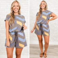 Life Changing Romper, Gray-Blue -Chic Soul Store 4 176c48e0 3abf 4009 8d95 bf77693f9d1e