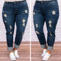 Arriving In Style Boyfriend Jeans, Dark Wash -Chic Soul Store 4 27c014b4 f09f 4f9c 91f1 b66b07a5881e