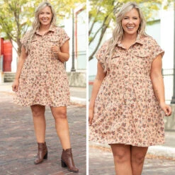 Delicate Dreams Dress, Soft Beige -Chic Soul Store 4 2dafc4b2 2431 4926 81fb b86875af954e