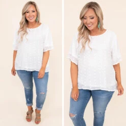 Embrace Your Joy Blouse, White -Chic Soul Store 4 3f31201f 2d0f 472d a3bf 8f8e04d84852