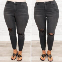Candle Lit Nights Jeans, Black -Chic Soul Store 4 700ce4e5 66a9 4f57 b3a5 a97569bc7b12