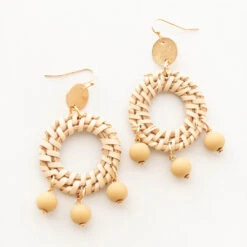 Boho Babe Earrings, Mustard -Chic Soul Store 4 761244c1 a898 4514 a1c1 1b01e63cd294