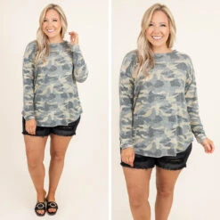 Express Yourself All The Way Top, Army Olive -Chic Soul Store 4 76f6dc48 b807 4dec 8aa5 2ae8385c7a8b