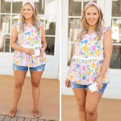 Boost The Mood Top, Ivory Multi 13 Boost The Mood Top, Ivory Multi -Chic Soul Store 4 95f9116c 0f23 4789 a40d ffa661d35c44