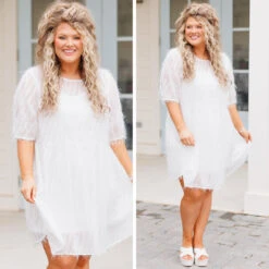 Fancy Like Dress, White -Chic Soul Store 4 a3493938 b476 4f03 a576 14fbd288504f