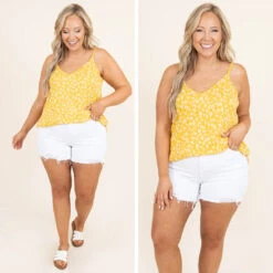 Call It A Crush Tank, Yellow -Chic Soul Store 4 baa1b6ab ba30 4b2f aedc 9414a94bb13d