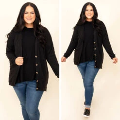 Imagine This Cardigan, Black -Chic Soul Store 4 c97ef4b3 950d 49ba b09f 9094959ab0fe