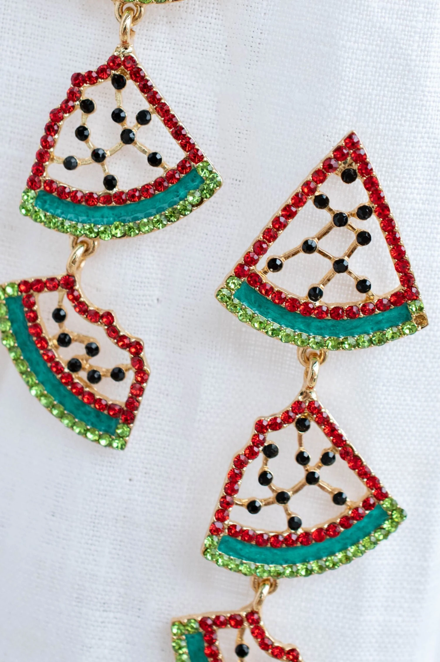 Watermelon Sugar Earrings, Red 4 Watermelon Sugar Earrings, Red - Image 2