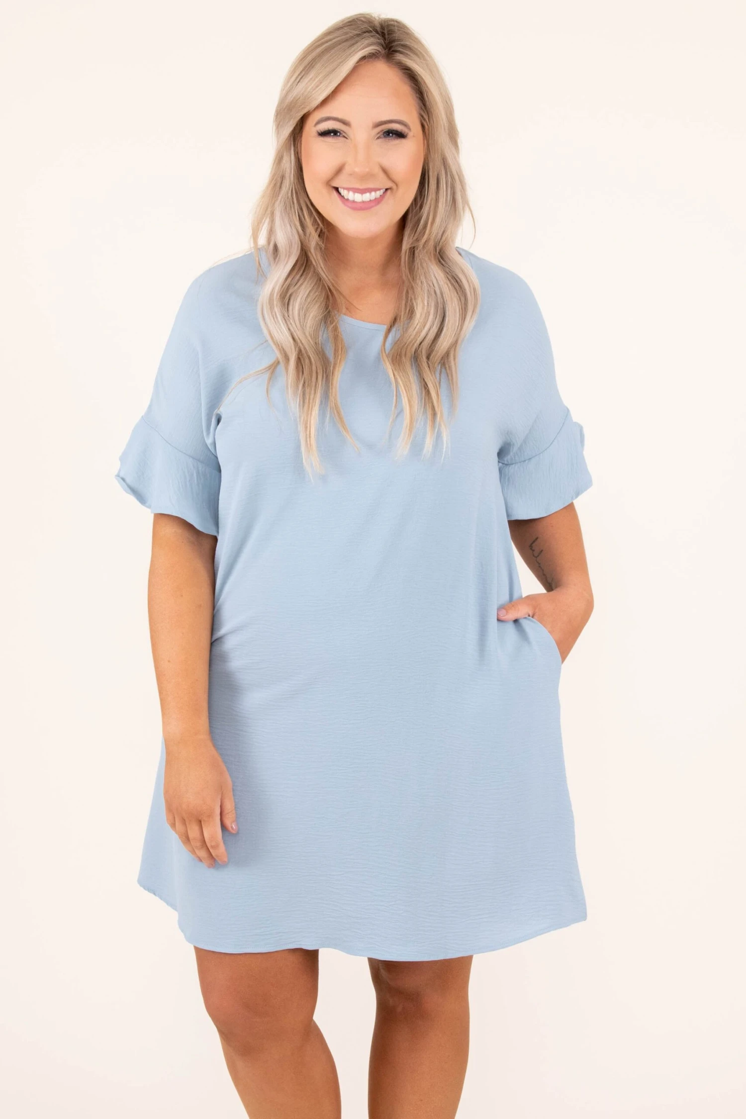 Moments In The Sun Dress, Sky Blue 3 Moments In The Sun Dress, Sky Blue