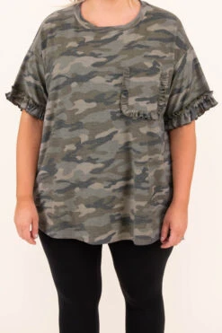 In Hiding Top, Olive -Chic Soul Store 5 19 9471