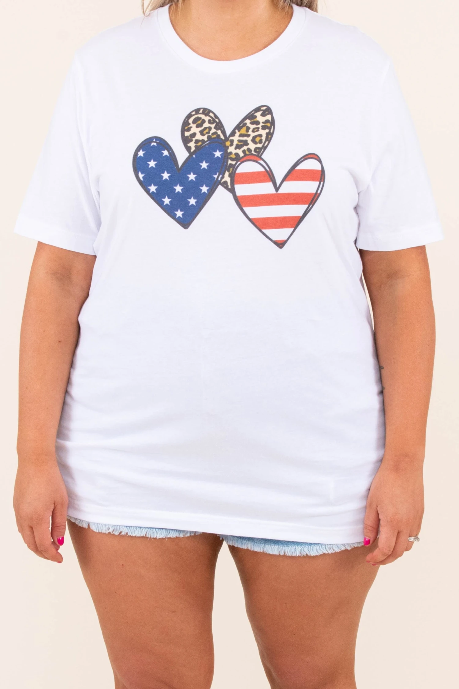 Patriotic Love Tee, White 6 Patriotic Love Tee, White - Image 4