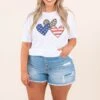 Patriotic Love Tee, White 2 Patriotic Love Tee, White -Chic Soul Store 5 25 9939