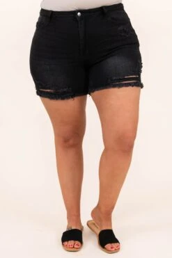 Destiny Awaits Shorts, Black -Chic Soul Store 5 6 8479