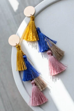 Showstopper Earrings, Gold Multi